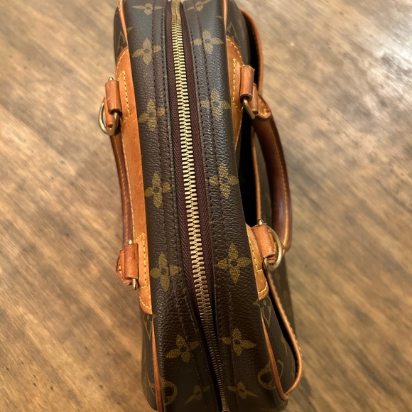 Vintage Louis Vuitton Trouville Leather Handbag Monogram LV Patina 2004 - Picture 4 of 17